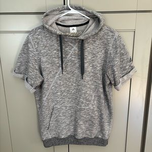 Adidas short sleeve hoodie men's medium